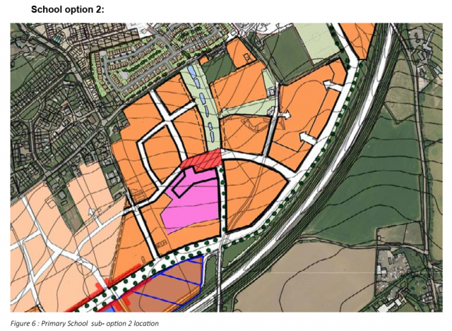School option 2: Figure 6 : Primary School sub- option 2 location School option 2: Figure 6 : Primary School sub- option 2 location